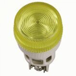 ENR-22 Лампа сигнальная d22 мм желтый неон 230В цилиндр