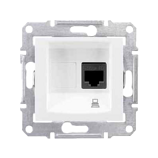 SEDNA Розетка в рамку компьютерная RJ45x1 cat.5e UTP (белый)